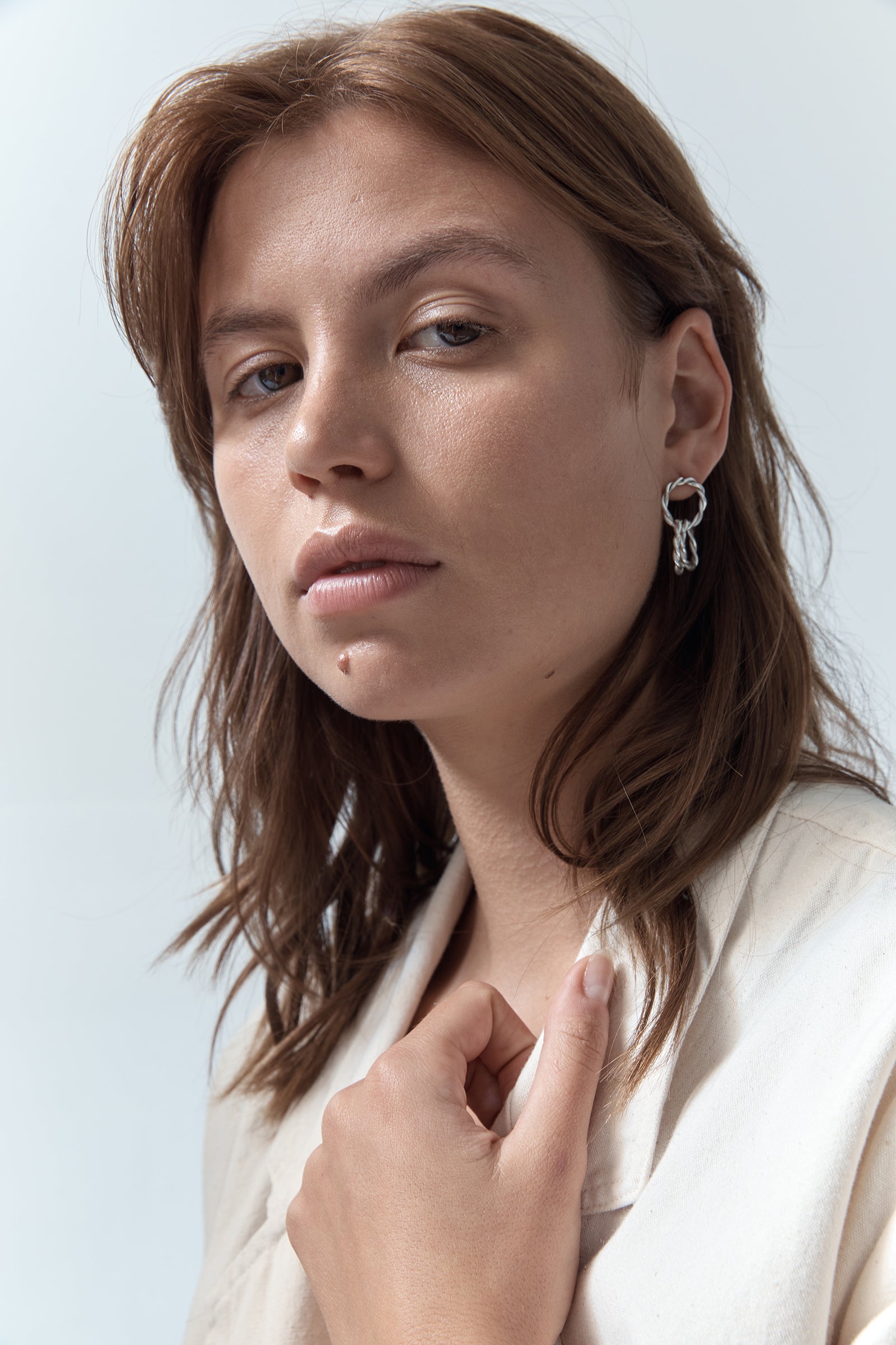 か*ー様 OLD STUD×HYSTERIC/CIRCLE GIRL STUDS Linked Circle Stud